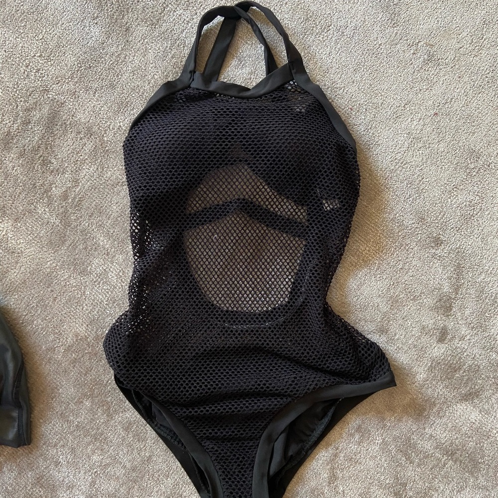 BECCA mesh one-piece